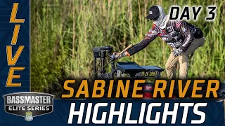 Highlights: Day 3 action at Sabine River (Bassmaster Elite Series)