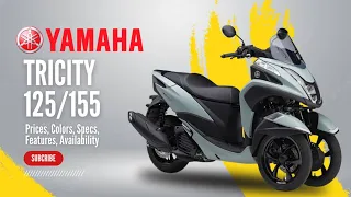 2024 Yamaha Tricity 125/155 ABS: Prices, Colors, Specs, Features, Availability