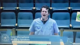 This Morning’s Dallas City Council Meeting: A Rap During Open Mic