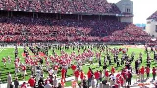 OSU Team Enters the Field 11 5 2011 vs IU Ohio State University Marching Band