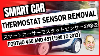 Smart Car Thermostat Sensor Removal & Replace, スマートカーサーモスタットセンサーの除去