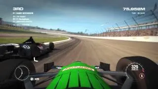 GRID 2 IndyCar Indy 500 - Horrific Crashes PC 720p