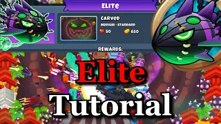 Lych Elite Tutorial ||  New Boss Bloon  || Bye Bye Bloonarius (BTD6)