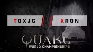 Quake - toxjg vs. Xron - [1v1] - Quake World Championships - Ro16 EU Qualifier #1