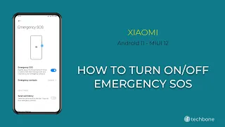 How to Turn on/off Emergency SOS - Xiaomi [Android 11 - MIUI 12]