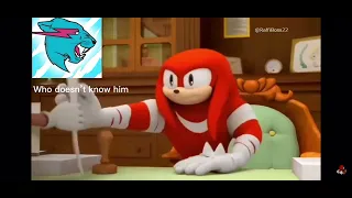 Knuckles rates YouTube channels thank you for 600k