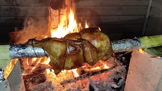 Божественная курица-гриль на вертеле//Даже из обычной курицы можно приготовить шедевр!!! Попробуйте!