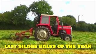 LAST SILAGE BALES OF THE YEAR