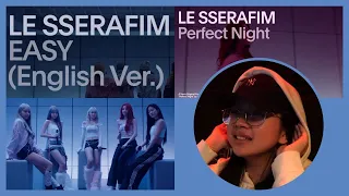 LE SSERAFIM (르세라핌) "EASY" & "PERFECT NIGHT" & "SWAN SONG" VEVO LIVE PERFORMANCES REACTION