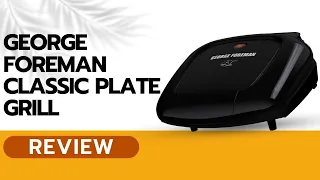 George Foreman GR0040B 2-Serving Classic Plate Grill