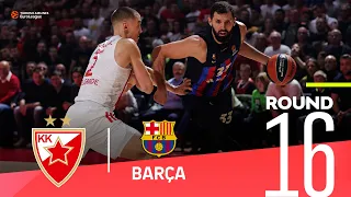 Barca wins OT thriller on Zvezda's court! | Round 16, Highlights | Turkish Airlines EuroLeague