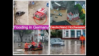 Catastrophic Flooding in Germany: Düsseldorf, Aachen, Leverkusen, Hagen | Hochwasser in Deutschland