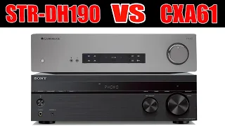 Cambridge CXA61 vs Sony STR DH190