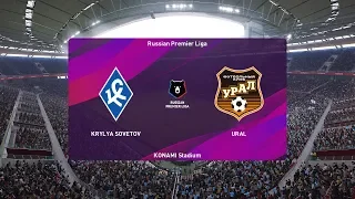 PES 2020 | Krylya Sovetov vs Ural - Russia Premier League | 08 December 2019 | Full Gameplay HD