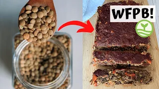 How to Cook Lentils into "Meatloaf"! VEGAN Oat and Lentil Loaf (Whole Food Plant Based!)