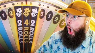 HIGH ROLLER MONOPOLY LIVE HIT SO MANY DOUBLES ON 4 ROLLS AND 2 ROLLS! (Insane Profit)