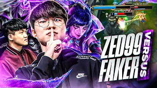 FAKER vs #1 ZED KOREA and this happened... *ZED99*