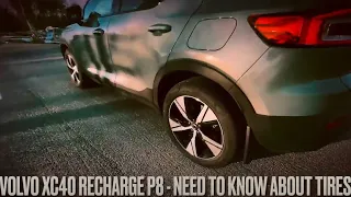 2021 - Volvo XC40 Recharge P8 - Need to know about tires - volvolars.no