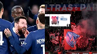 PSG fans Crazy Reaction to Leo Messi's first comeback Goal 👀