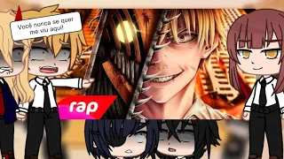 Chainsaw Man reagindo ao Rap do Denji|O maldito demônio da motoserra|(7MZ)react GC