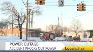 Plowing Accident Knocks Out Power