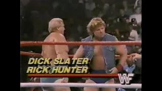 King Kong Bundy & BJ Studd vs Dick Slater & Rick Hunter   SuperStars Oct 11th, 1986