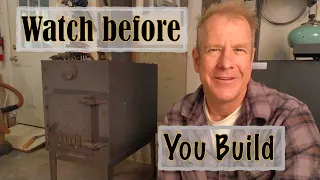 DIY Wood Burning Heater after 17 years of use, Baffle repair