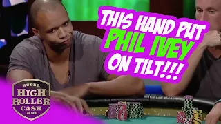 Phil Ivey on Tilt! Rare Poker Hand!!