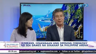 Koreans, hinangaan ang opening ceremony ng 30th SEA Games na ginanap sa Philippine Arena