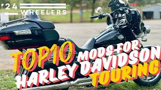 My Top 10 Mods for Your Harley Davidson Touring Motorcycle