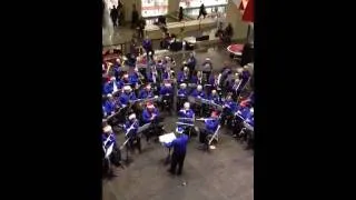 Christmas orchestra at the Mall