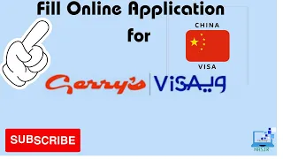 How to Fill online Visa Application form for China🇨🇳👩‍💻 | Gerry Visa