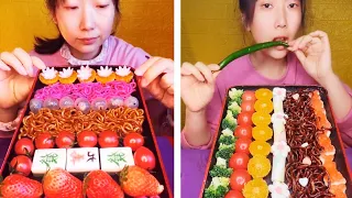 Chinese mukbang eating so fast МУКБАНГ АСМР ЕДА | Kwai Mukbang
