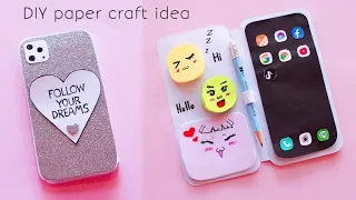 DIY IPhone 12 pro Max Notebook Organizer / paper craft idea