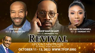 Revival Night 2 with Bishop Marvin Sapp 10-12-22