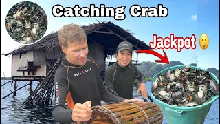 My Husband Can’t Believe kaagano kadami Na huli Namin Crabs|Filino Stlye Crab Traps