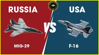 Who Wins!! F-16 vs MiG-29: Which Fighter Aircraft is the Most Powerful | Military Summary