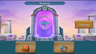 Lords Mobile vergeway Chapter 11 Stage 12 very easy and simple #gameplay