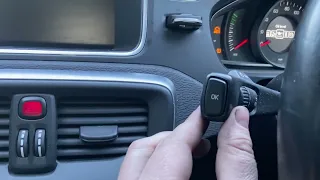 Volvo V40 oil level check without dipstick