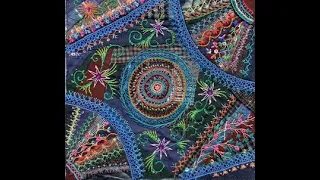 CrazyPatchwork for beginners.  Part 3. Unearthly beauty!