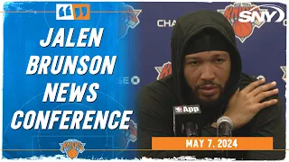 Jalen Brunson on putting up Michael Jordan-like playoff numbers, decision to go to Villanova | SNY