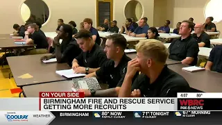 Birmingham Fire and Rescue Service getting more recruits