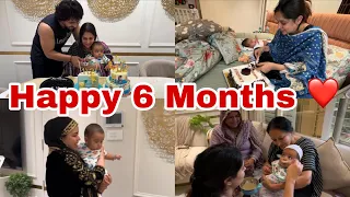 Happy 6 months Ruhaan❤️| Ruhaan ka pehla semi solid meal | 6 months of motherhood | Shoaib Ibrahim