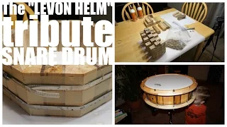 BUILDING STAVE DRUM SHELL BLANK: The "HELMISH" SNARE, Pt. 1