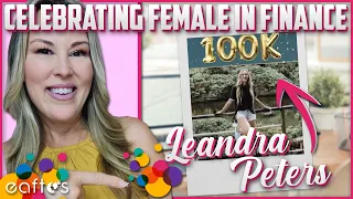 Celebrating Female in Finance Leandra Peters' Making 100K!