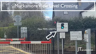 (1K views) *New Fencing & Light Renewal* Muckamore View Level Crossing (County Antrim) Friday 9/4/21