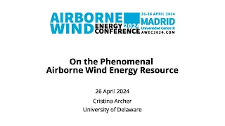 On the Phenomenal Airborne Wind Energy Resource