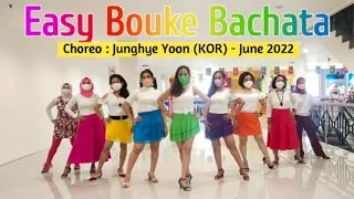 EASY BOUKE BACHATA | Line Dance | Demo by Chika & Friends - GCM Class - Beginner