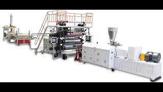 Artificial PVC marble sheet machine production line /PVC marble sheet extrusion machine