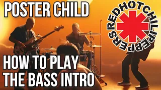 Poster Child | How To Play The Bass Intro | Red Hot Chili Peppers | Flea